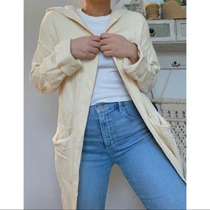 Free People Cream Cardigan